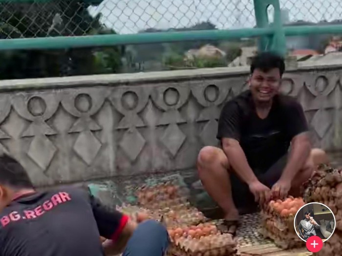 Ratusan Butir Telur Pecah karena Kecelakaan, Sopir Ini Masih Bisa Tertawa Ratusan Butir Telur Pecah karena Kecelakaan, Sopir Ini Masih Bisa Tertawa