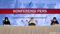 Badan Pengawas Obat dan Makanan RI (BPOM) mengeluarkan izin penggunaan darurat 5 vaksin sebagai booster vaksin COVID-19. Rifkianto Nugroho/detikcom.