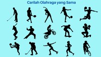 Di antara cabang olahraga berikut, ada dua olahraga yang sama.