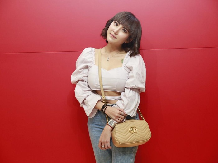 Ayu Aulia saat bicara video ciuman dengan Zikri Daulay.