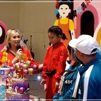 Acara perayaan ulang tahun Bilqis tampak meriah dengan dihadiri oleh keluarga, sahabat, dan rekan sesama artis Ayu Ting Ting.  Foto: instagram.com/nendiaprimarasaofficial