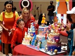 8 Potret Meriahnya Perayaan Ultah Anak Ayu Ting Ting, Bertema Squid Game