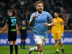 Ciro Immobile Masuk Daftar Elite Usai Bobol Gawang Inter Milan