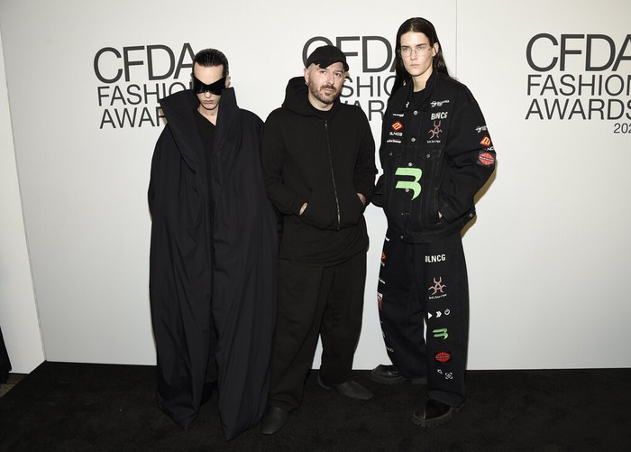 PARIS, FRANCE - JANUARY 29: Demna Gvasalia attends Vertigineux, the Valentino Haute Couture Spring-Summer 2025 show as part of Paris Fashion Week on January 29, 2025 in Paris, France. (Photo by Victor Boyko/Getty Images for Valentino)