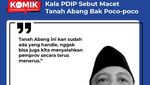Kala PDIP Sebut Macet Tanah Abang Bak Poco-poco