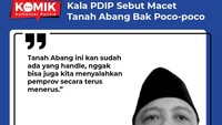 Wakil Ketua Fraksi NasDem DKI Nova Harivan Paloh mengatakan bahwa Tanah Abang itu sudah ada yang menghandle. Oleh karena itu, dia menilai Pemprov DKI tak patut disalahkan terus-menerus.