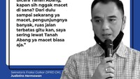 Sekretaris Fraksi Golkar DPRD DKI, Judistira Hermawan justru mempertanyakan pernyataan Hasto. Menurutnya, ruas di Tanah Abang memang sempit. Jadi dia balik bertanya, kapan Tanah Abang nggak macet?