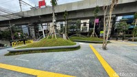 Sementara itu, meski pembangunannya telah rampung taman ini belum dibuka untuk umum.