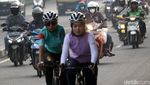 Minim Jalur Sepeda, Goweser Ikut Macet-macetan di Bandung