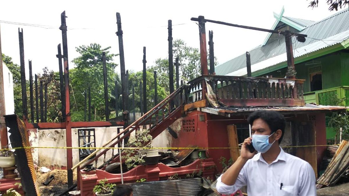 Nenek Lumpuh di Barru Sulsel Tewas Usai Terjebak Kebakaran Rumah