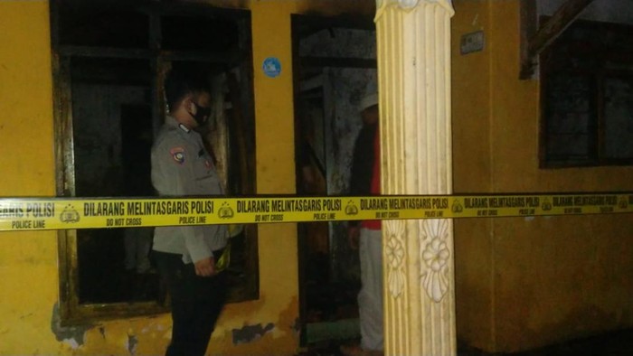 TKP kebakaran maut Jasinga (Humas Polres Bogor)