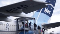 Pesawat Airbus A300 Zero G dialihfungsi menjadi lokasi vaksinasi COVID-19 untuk anak usia 5-11 tahun.