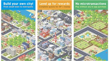 Bisa dibilang Pocket City serupa seperti Sim City. Tugasnya harus membangun jalan, mendirikan bangunan dan masih banyak lagi. Semua itu dibutuhkan, dalam upaya gamer membangun kota impian. Foto: (Google Play Store).