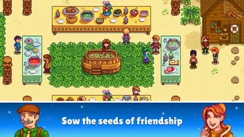 Selanjutnya datang dari game bercocok tanam, bertajuk Stardew Valley. Meskipun secara gameplay kurang lebih serupa dengan permainan lawas, yaitu Harvest Moon, tetapi memiliki ciri khas tersendiri. Foto: (Google Play Store).