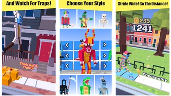 Dari tampilan luarnya, Steppy Pants terlihat mudah untuk dimainkan. Tapi kenyataannya game offline ini cukup sulit lho. Foto: (Google Play Store).