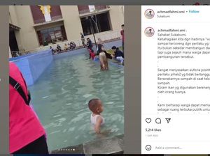 Viral Kolam Ikan Masjid untuk Renang Anak, Wali Kota Sukabumi Geram