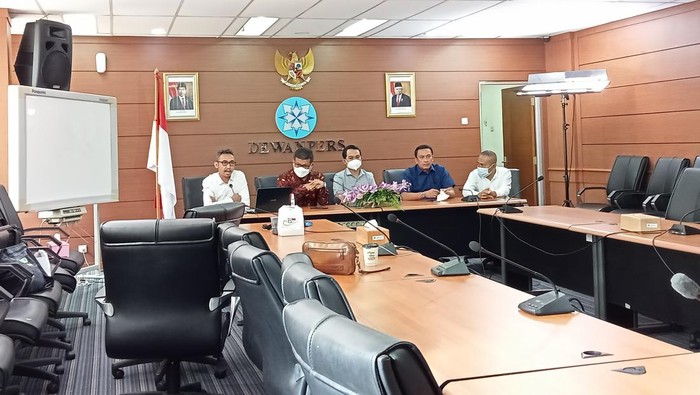 Konferensi pers AJI, AMSI, IJTI (Anggi-detikcom)