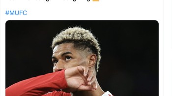 Akun ini mengkritik banyaknya kecaman pada Rashford. Kamu akan bangkit kembali, raja muda, demikian keyakinannya. Foto: Twitter