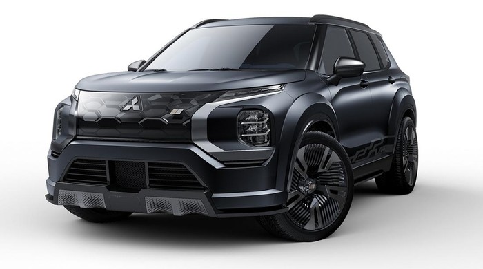 Mitsubishi Vision Ralliart Concept yang mengambil basis Outlander PHEV Mitsubishi Vision Ralliart Concept yang mengambil basis Outlander PHEV