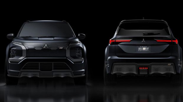 Mitsubishi Vision Ralliart Concept yang mengambil basis Outlander PHEV