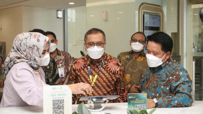 Grand launching BSI dan Kementerian Keuangan digelar sebagai bank penyalur gaji, bank persepsi dan mitra pengelolaan rekening khusus SBSN.