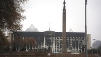 Komite Keamanan Nasional, badan kontra intelijen dan anti-teror Kazakhstan, mengatakan bahwa situasi di negara itu telah stabil dan terkendali. (AP/Vladimir Tretyakov)