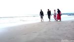 Begini Kondisi Pantai Pangandaran di Weekday
