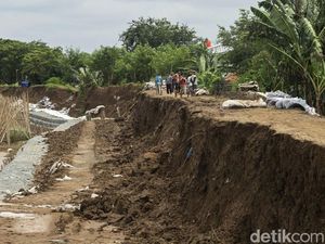 Ini Loh, Tanggul Citarum yang Longsor di Kabupaten Bekasi