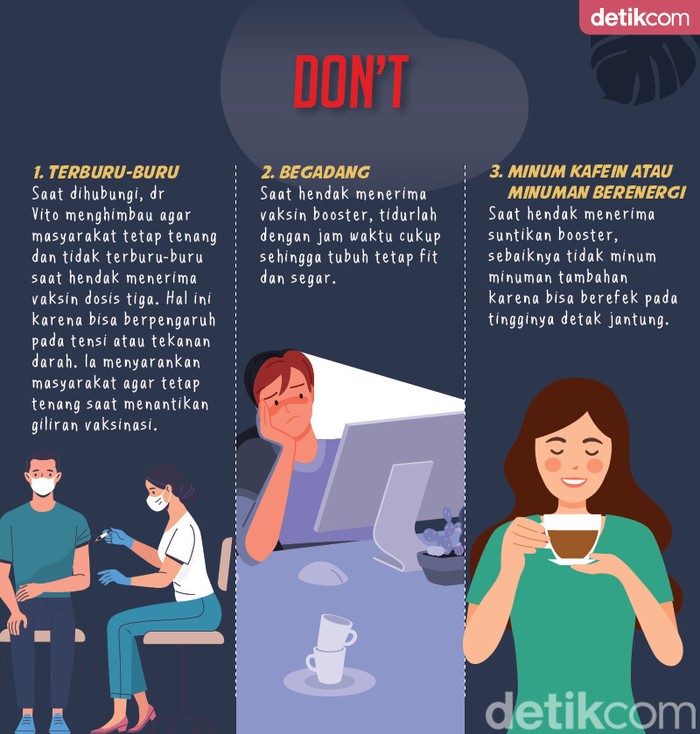 dos and donts vaksin booster covid-19