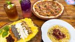 Nongkrong Sambil Makan Pizza Enak di Kafe Pasir Putih ala Bali
