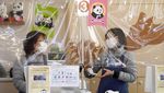 Lucu, Bayi Panda Kembar Tampil Perdana di Kebun Binatang Tokyo