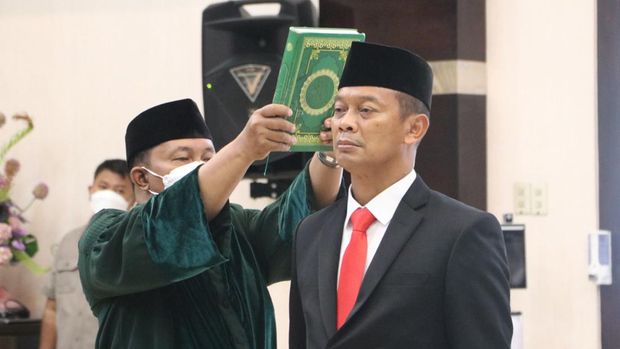 Mayjen Mulyo Aji dilantik jadi Sesmenko Polhukam