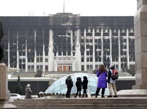 Presiden Kazakhstan Janji Bangun Kembali Kota yang Hancur Imbas Kerusuhan
