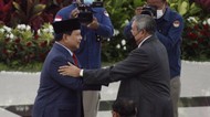 SBY-Prabowo Hadiri Pemberian Gelar Profesor Kehormatan Unhan ke Terawan