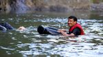 Seru! Memacu Adrenalin Jajal River Tubing di Pedalaman Garut