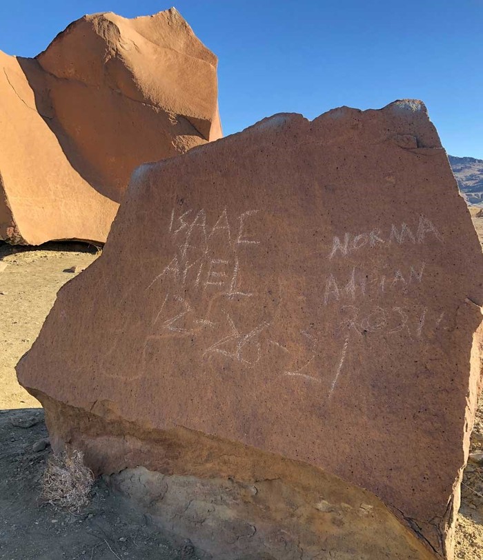 vandalismedi taman nasional texas