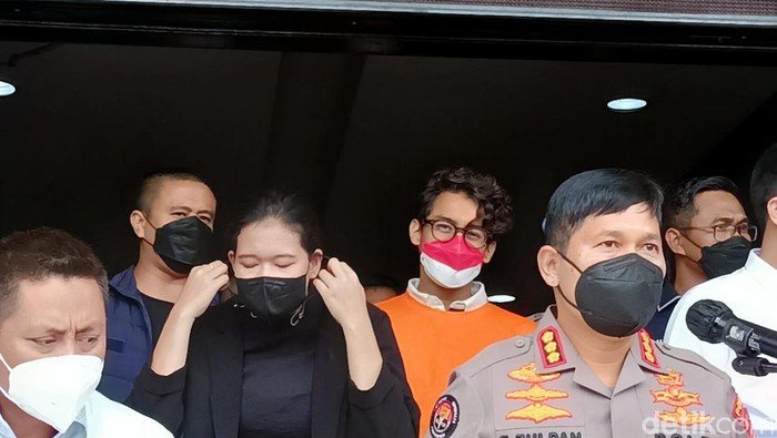 Ardhito Pramono berbaju tahanan (Karin Nur Secha/detikcom)
