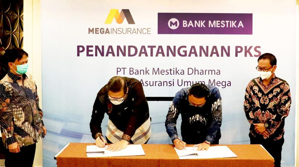 Bank Mestika Gandeng Mega Insurance Lindungi Asuransi Nasabah