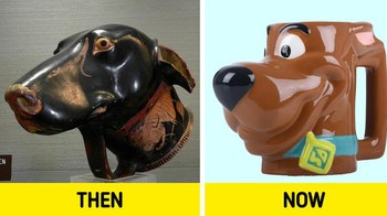 Mug dulu dan sekarang. Foto: Brightside