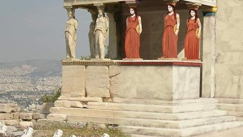 Warna asli Acropolis di Athena. Foto: Brightside