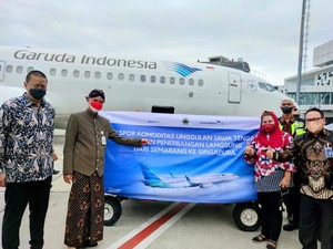 Garuda Indonesia Buka Rute Penerbangan Kargo Semarang-Singapura