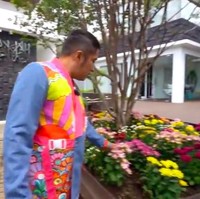 Di sekitaran kebun bintang mini tersebut, terdapat bunga-bunga warna-warni yang ikut menghiasi. (Foto: YouTube/deHakims)