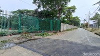 Persiapan lintasan street race ditargetkan rampung pada Jumat (14/1) (Wildan-detikcom)