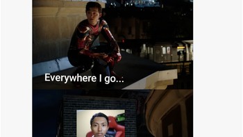 Di mana-mana saya jadi melihat wajahnya Ghozali. Foto: Twitter