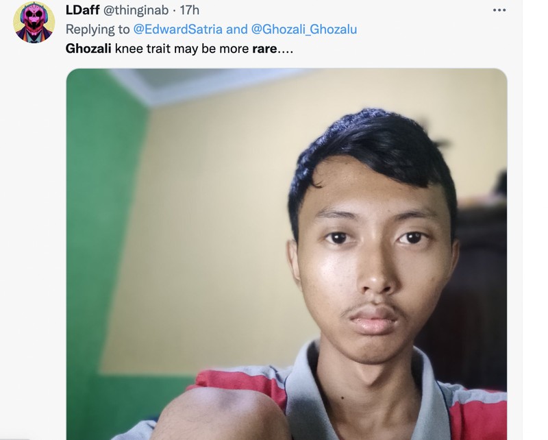 Meme selfie langka Ghozali