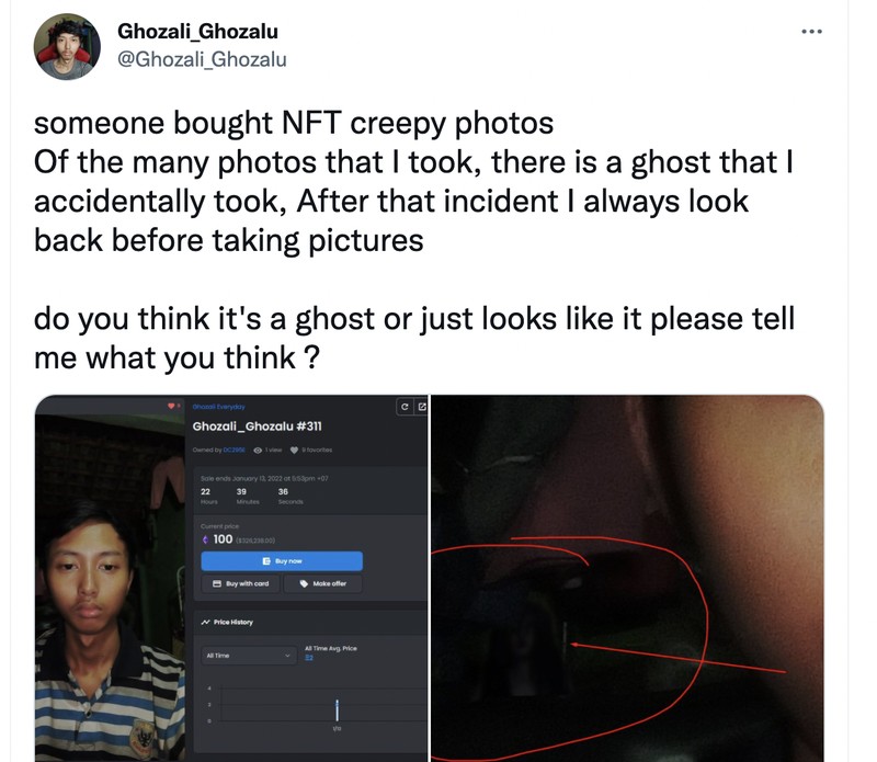 Meme selfie langka Ghozali