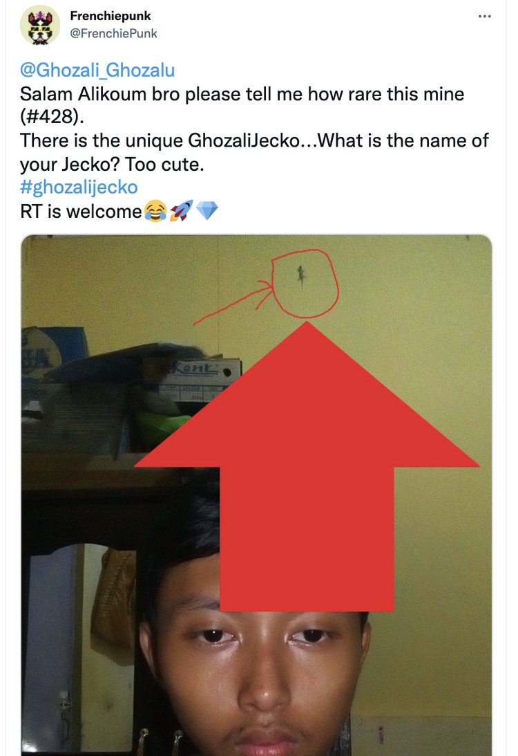 Meme selfie langka Ghozali Meme selfie langka Ghozali