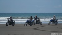 Pantai Pasut mungkin jarang didengar oleh wisatawan yang berasal dari luar Pulau Dewata. Namun pantai ini begitu diminati oleh wisatawan yang gemar roda dua, karena di pantai ini kita diizinkan untuk mengendarai motor sampai ke bibir pantai. (dok. Yamaha Bali)