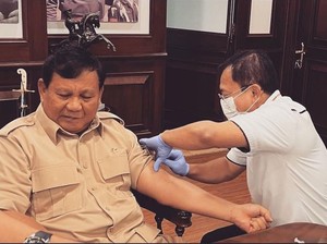 Prabowo Subianto Juga Dapat Booster, Disuntik Vaksin Nusantara oleh dr Terawan