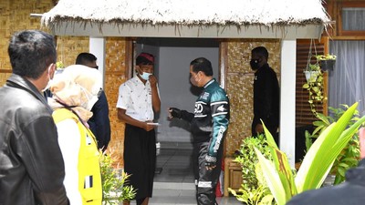 Momen Jokowi Tinjau Homestay Murah di Mandalika